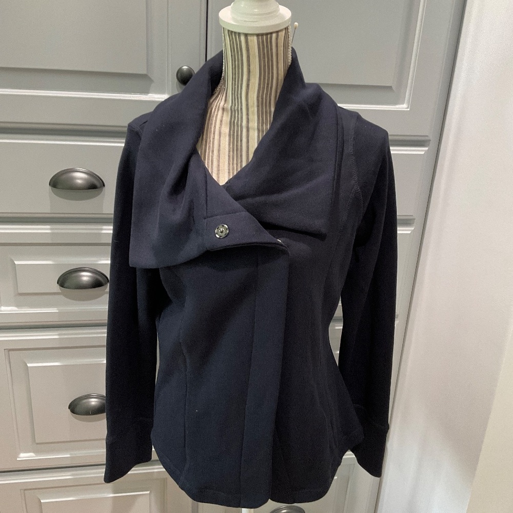 Eddie Bauer Navy Blue Women's Cardigan Sweater - Picture 5 of 6